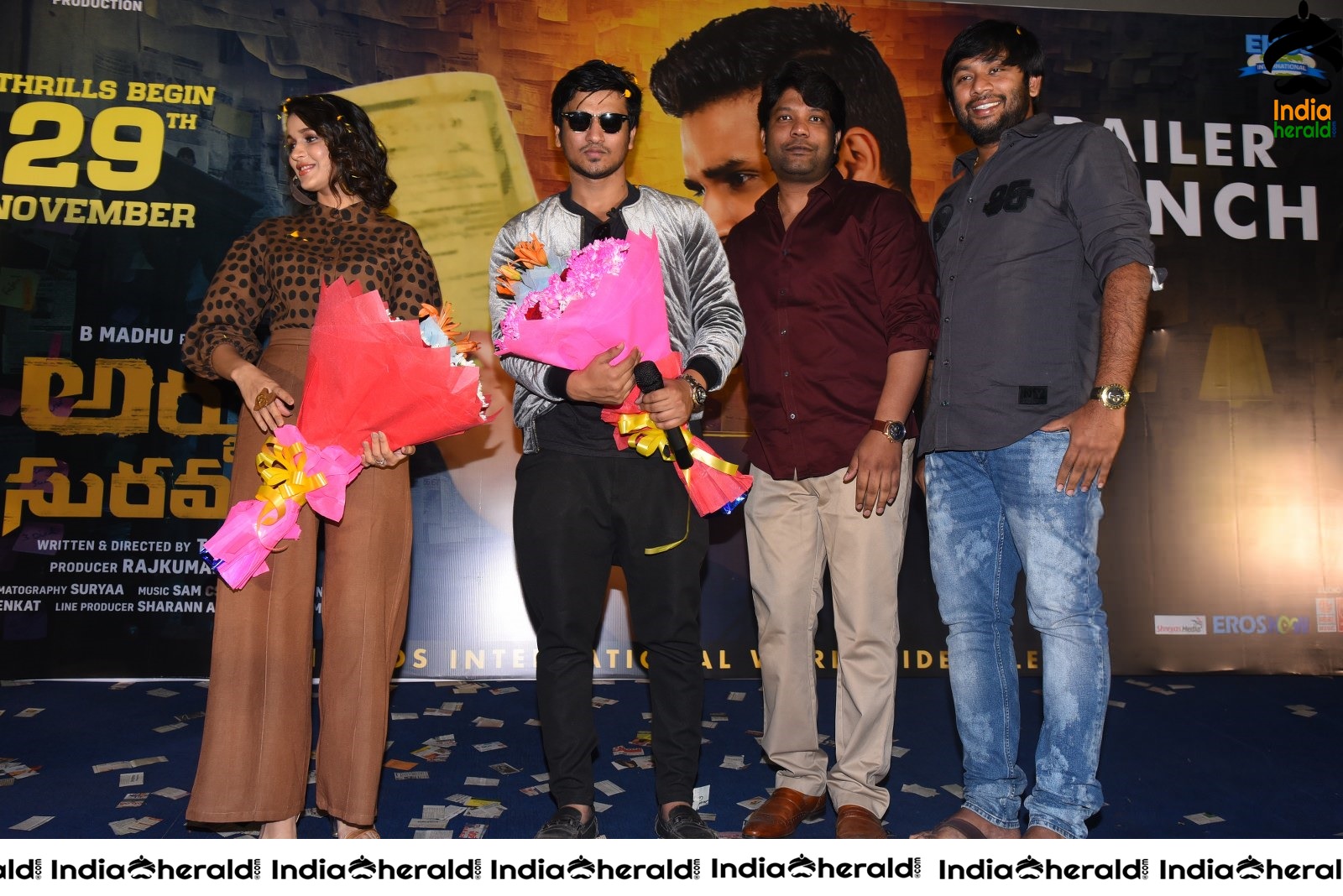 Arjun Suravaram Theatrical Trailer Launch Set 2