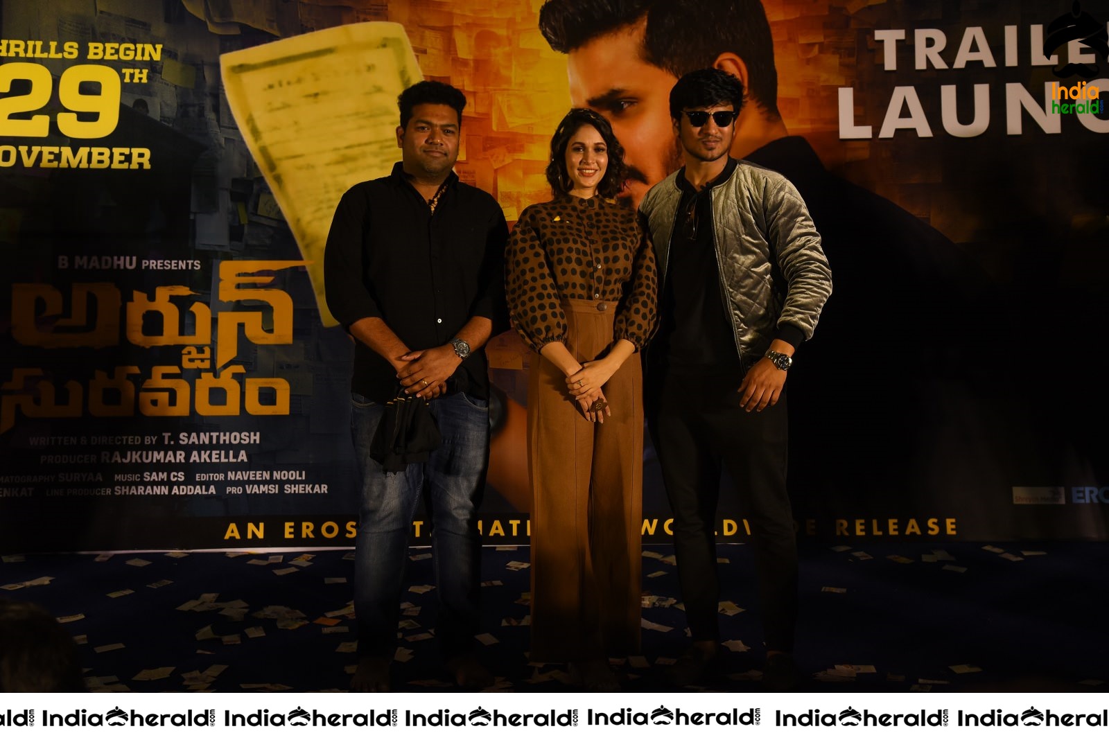 Arjun Suravaram Theatrical Trailer Launch Set 2