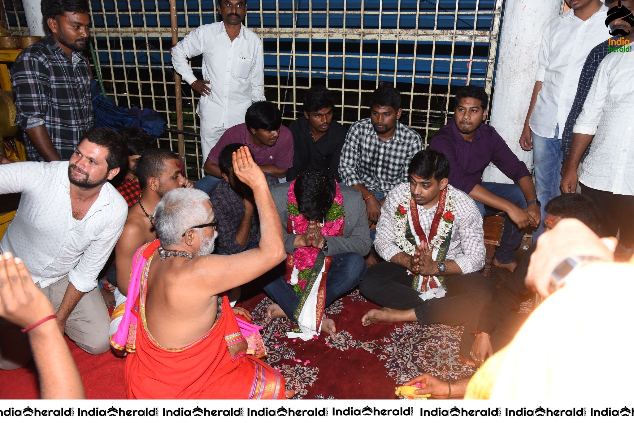 Arjun Suravaram Tour at Bhadrakali temple Warangal Set 1