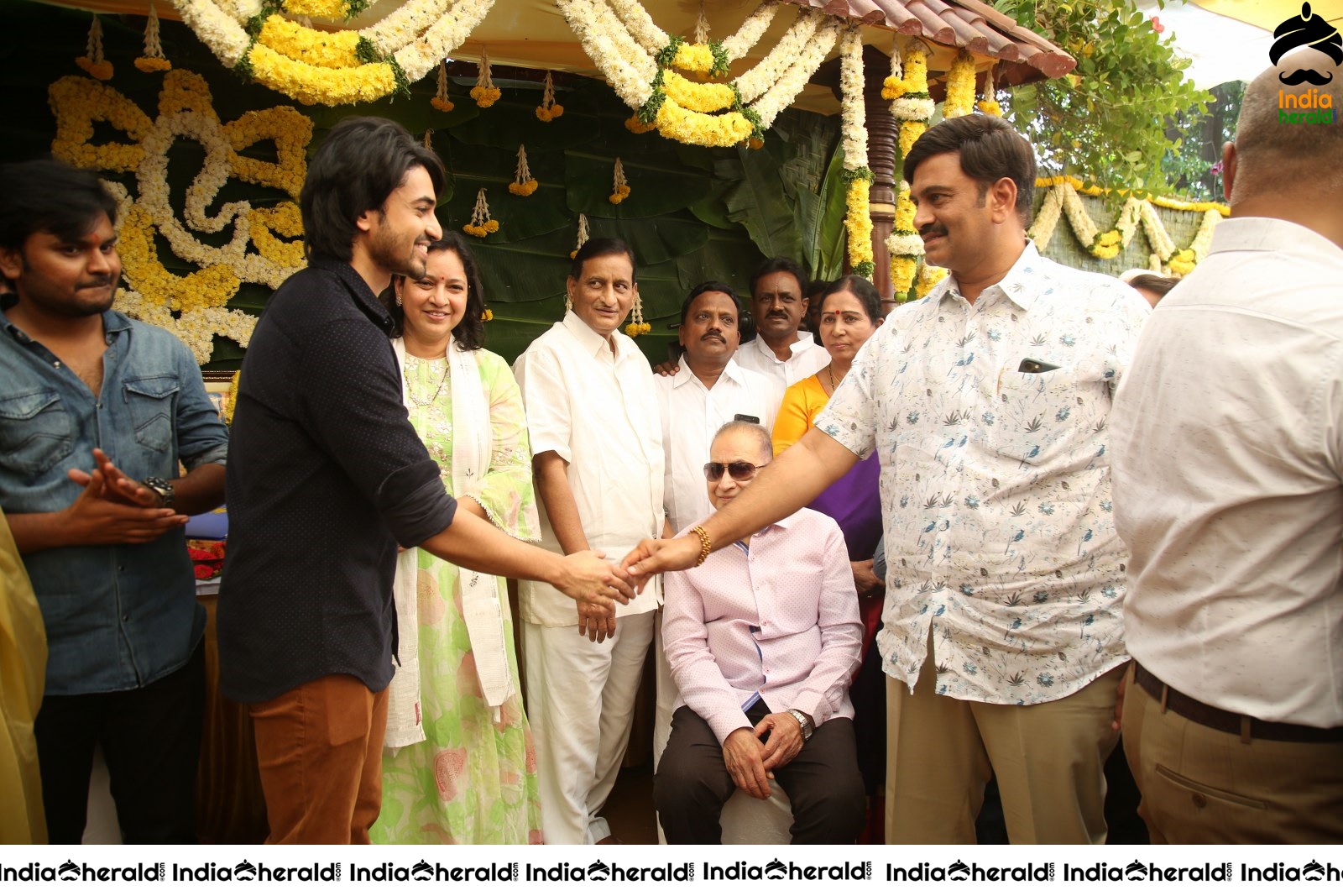 Ashok Galla New Movie Launch Set 3