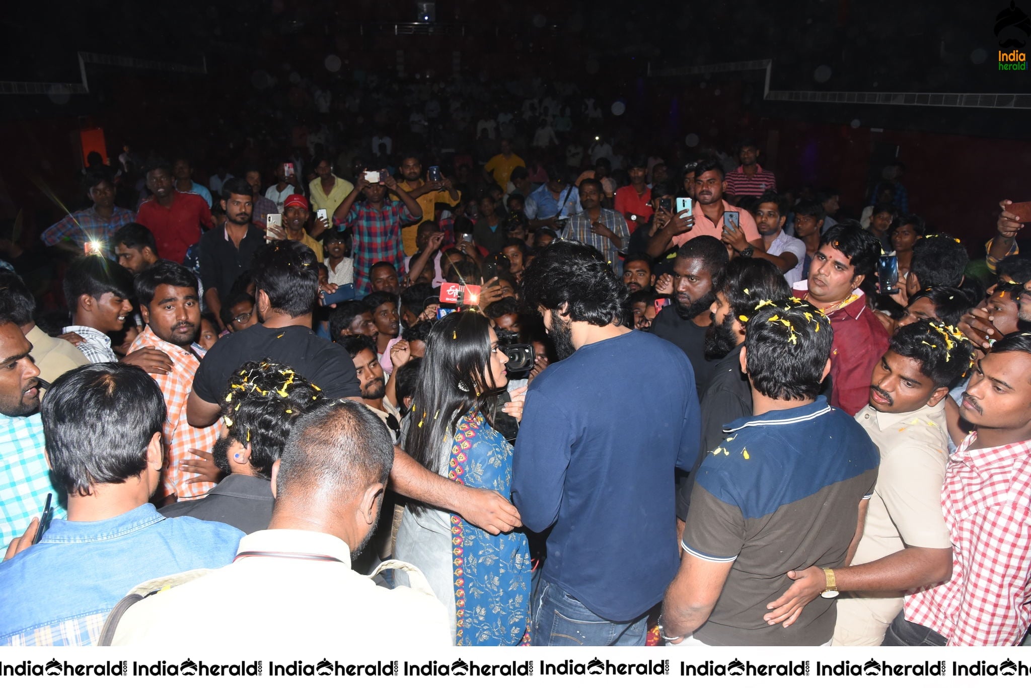 Aswathama Movie Success tour at Anantapur Set 2