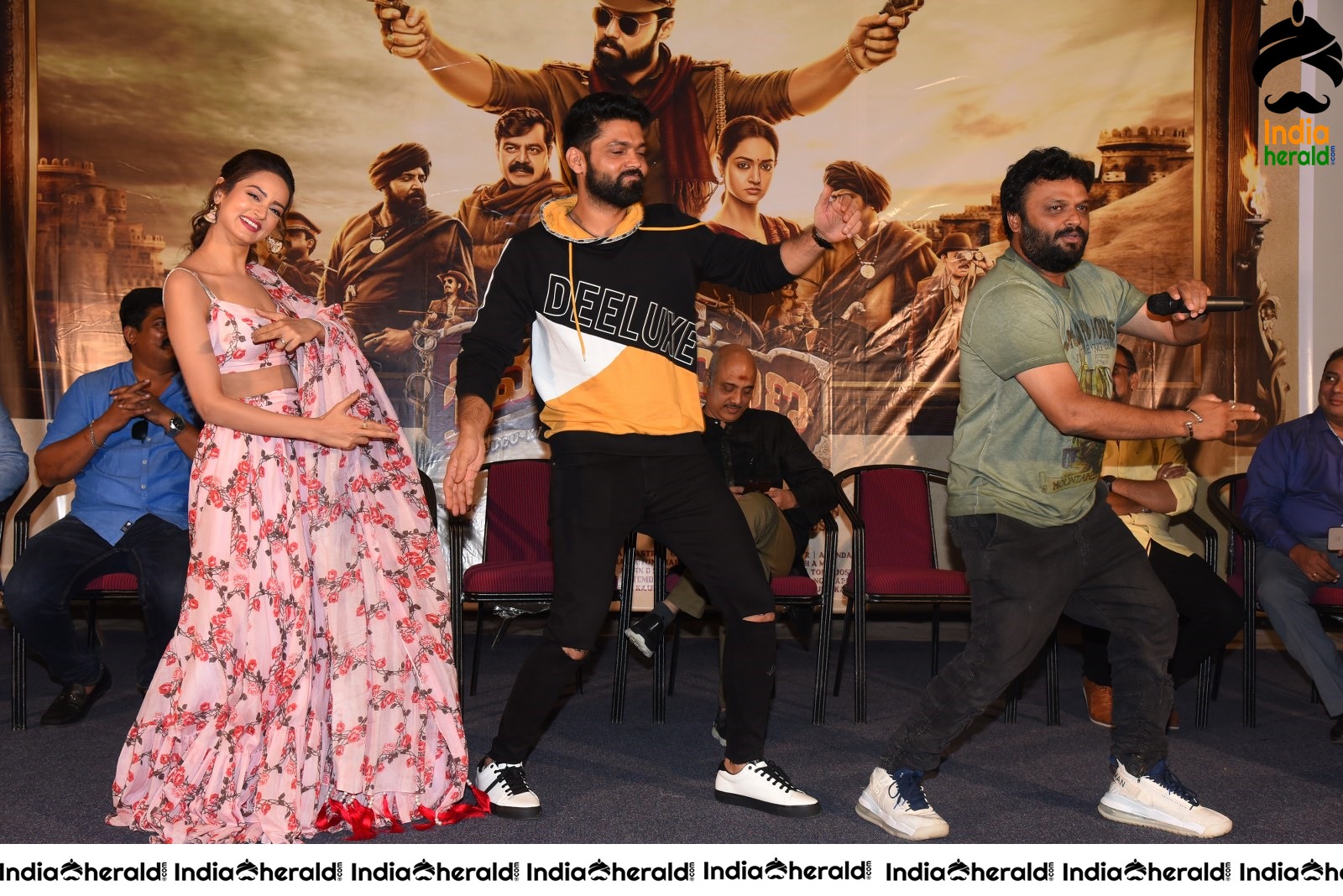 AthadeSrimannarayana Movie Hyderabad Press Meet Set 2
