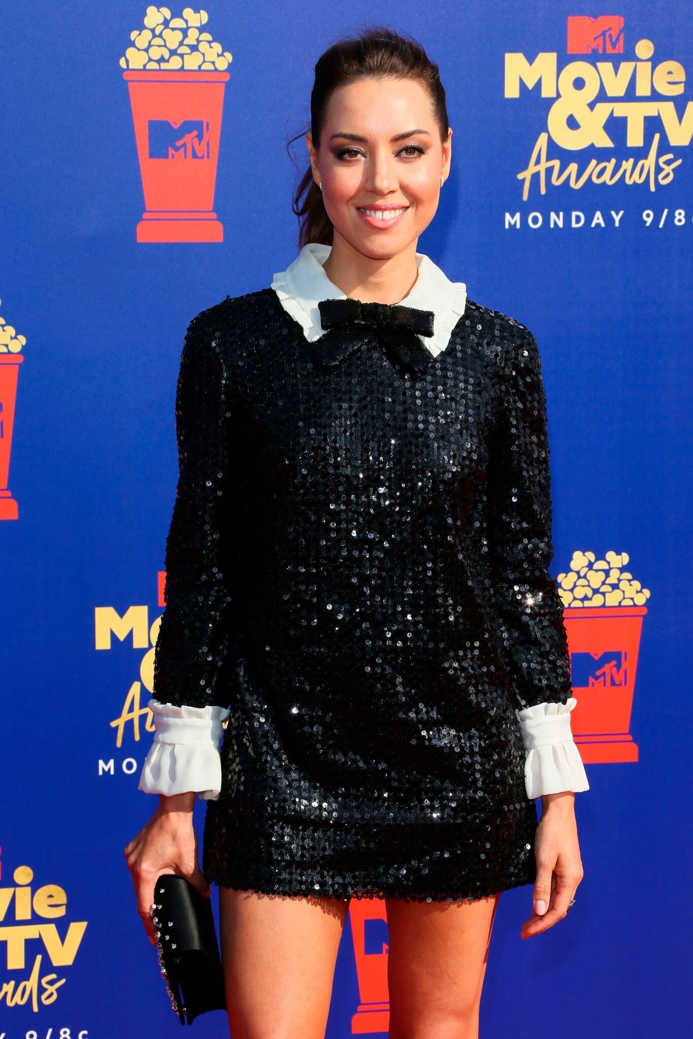 Aubrey Plaza At MTV Movie And TV Awards Santa Monica