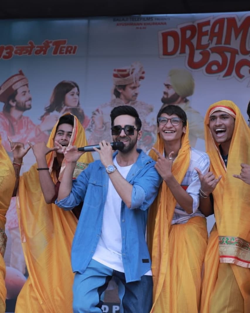 Ayushmann Celebrates Dahi Handi At A College In Vadodara