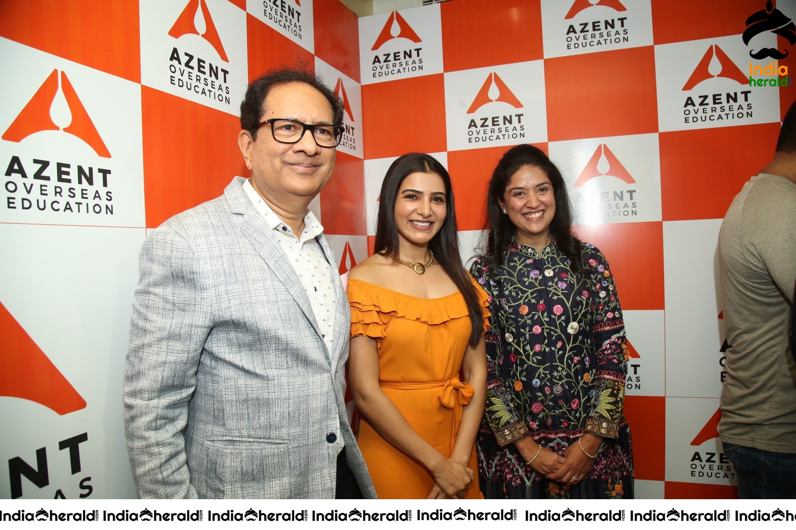 AZENT Overseas Educton Hyderbad Center Launch By Samantha Set 1