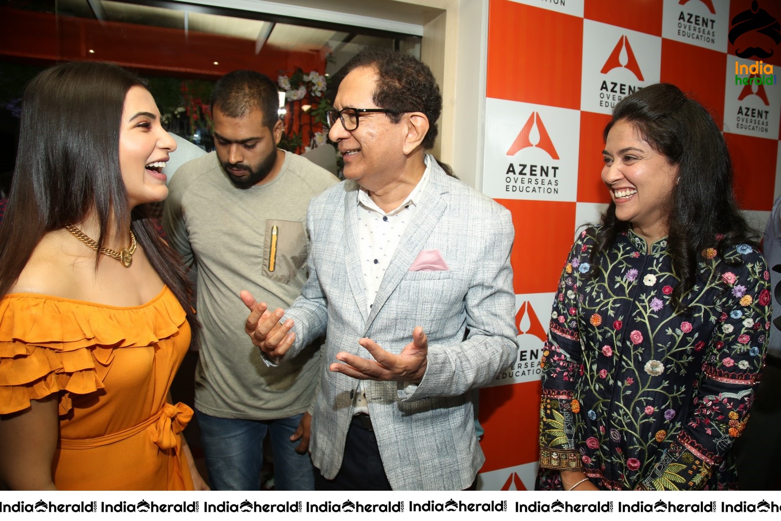 AZENT Overseas Educton Hyderbad Center Launch By Samantha Set 1