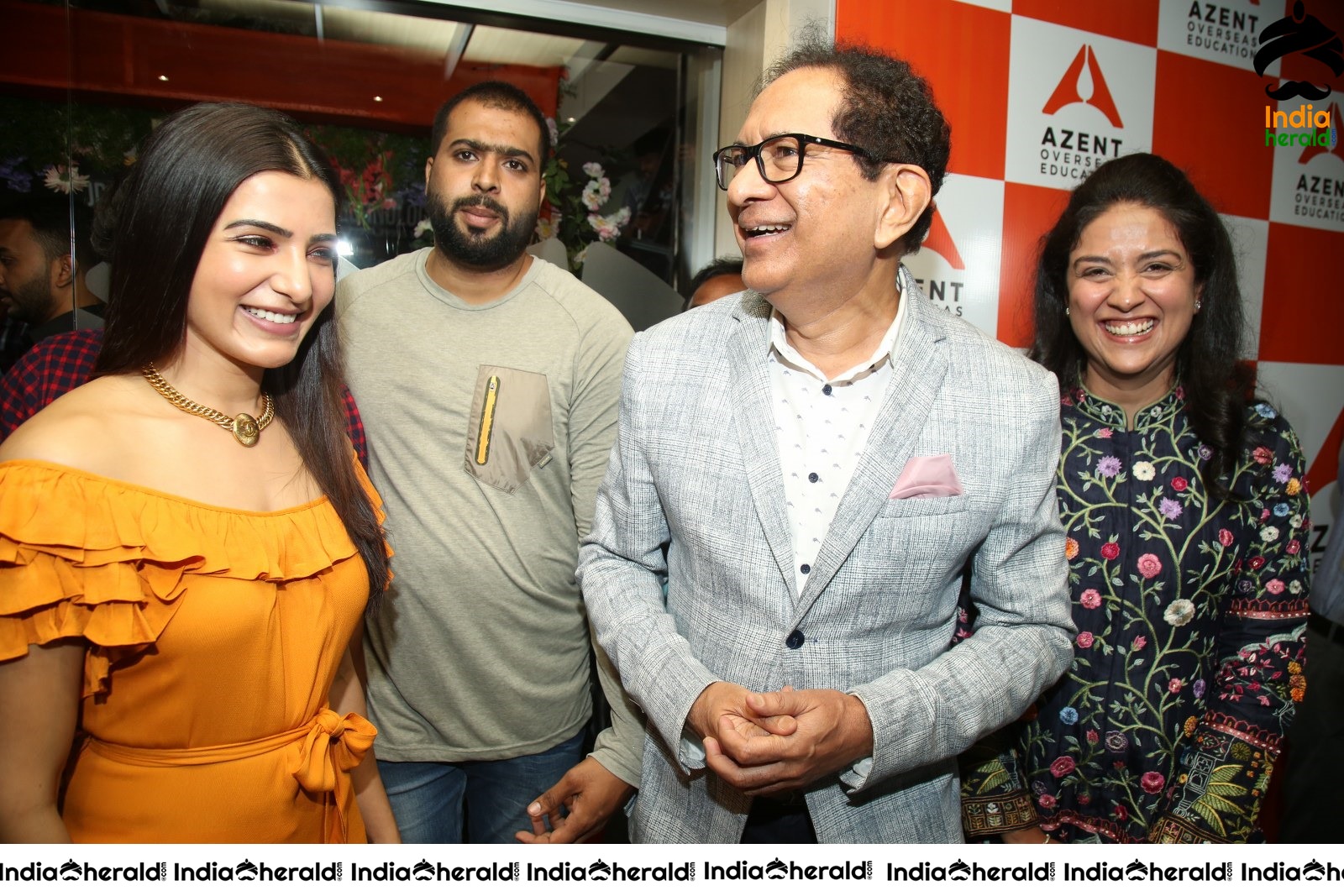 AZENT Overseas Educton Hyderbad Center Launch By Samantha Set 1