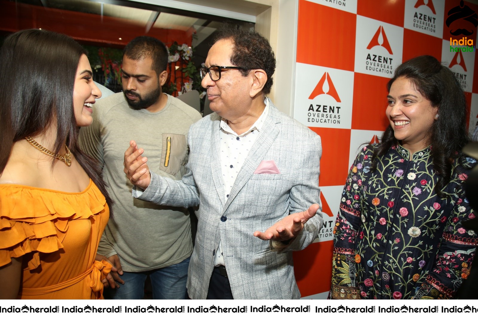 AZENT Overseas Educton Hyderbad Center Launch By Samantha Set 1
