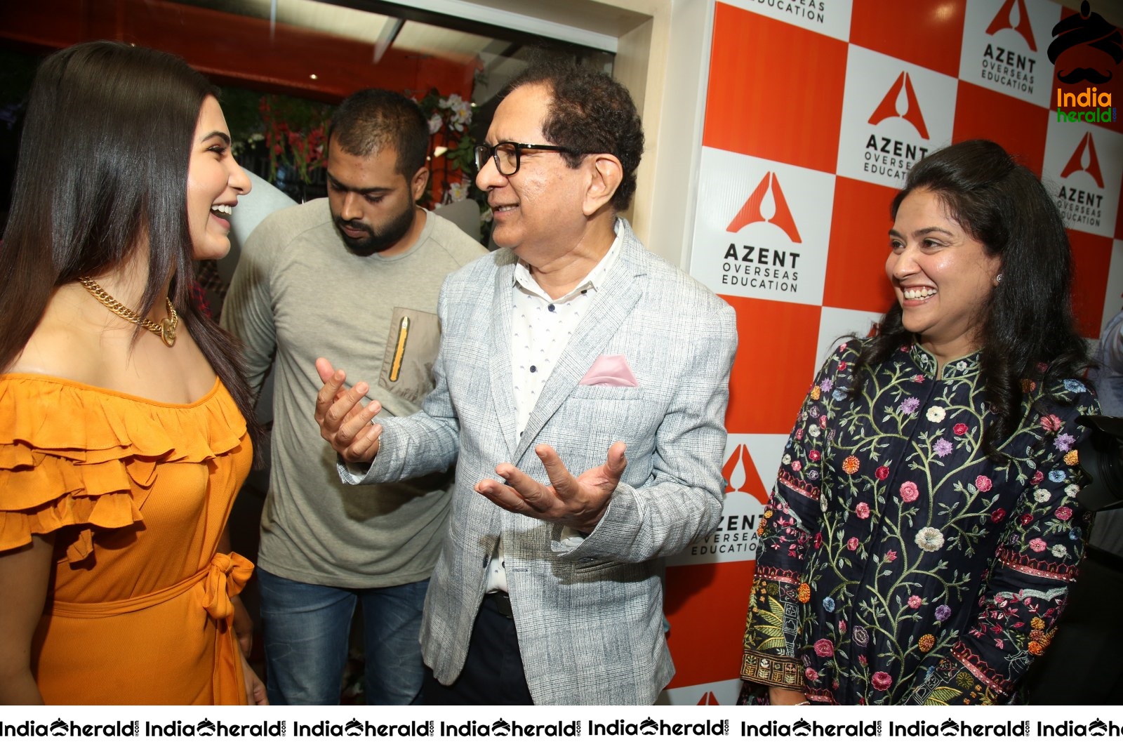 AZENT Overseas Educton Hyderbad Center Launch By Samantha Set 1