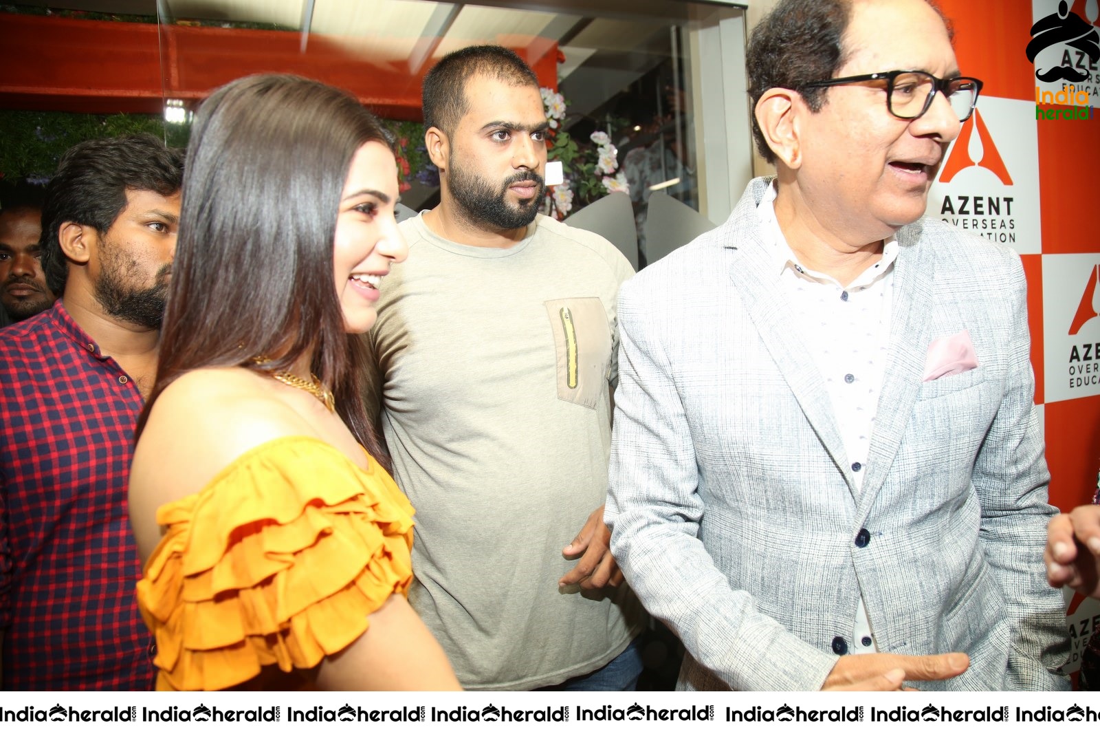 AZENT Overseas Educton Hyderbad Center Launch By Samantha Set 1