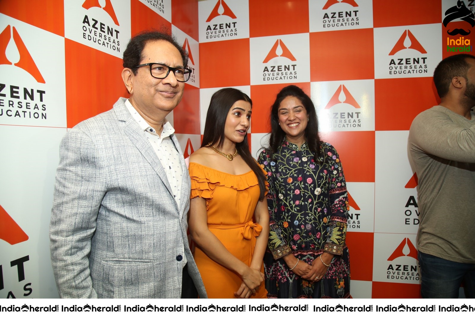 AZENT Overseas Educton Hyderbad Center Launch By Samantha Set 1