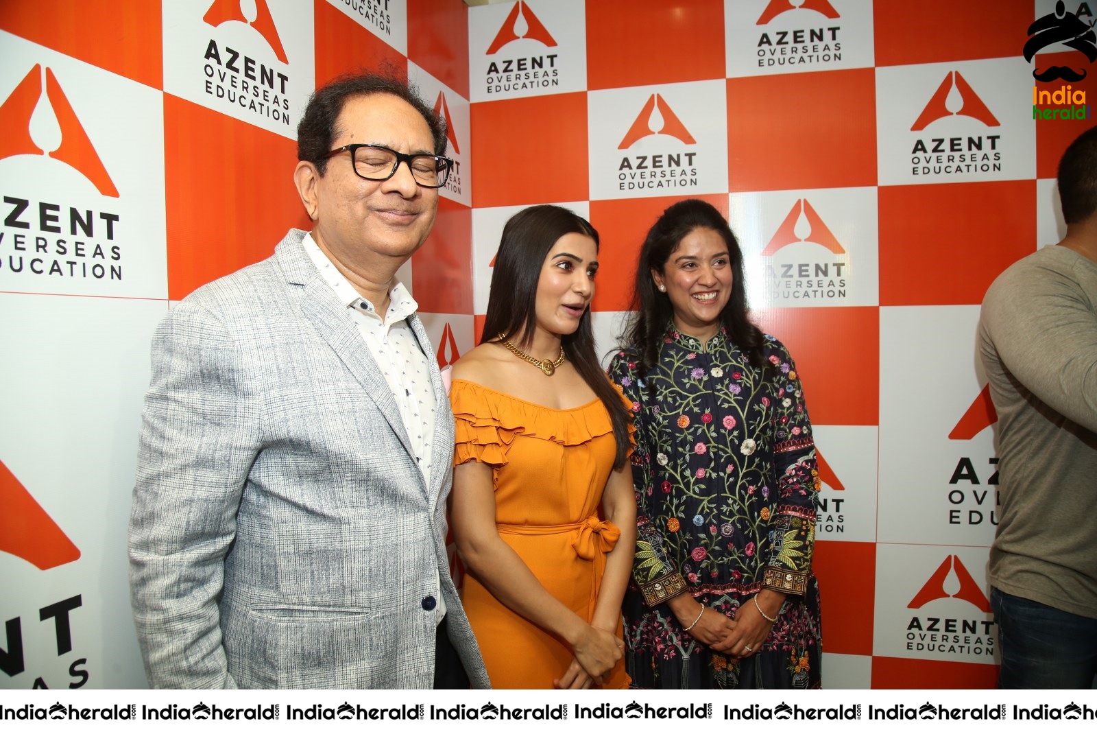 AZENT Overseas Educton Hyderbad Center Launch By Samantha Set 1