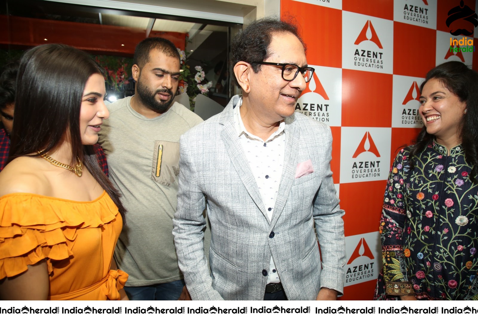 AZENT Overseas Educton Hyderbad Center Launch By Samantha Set 1