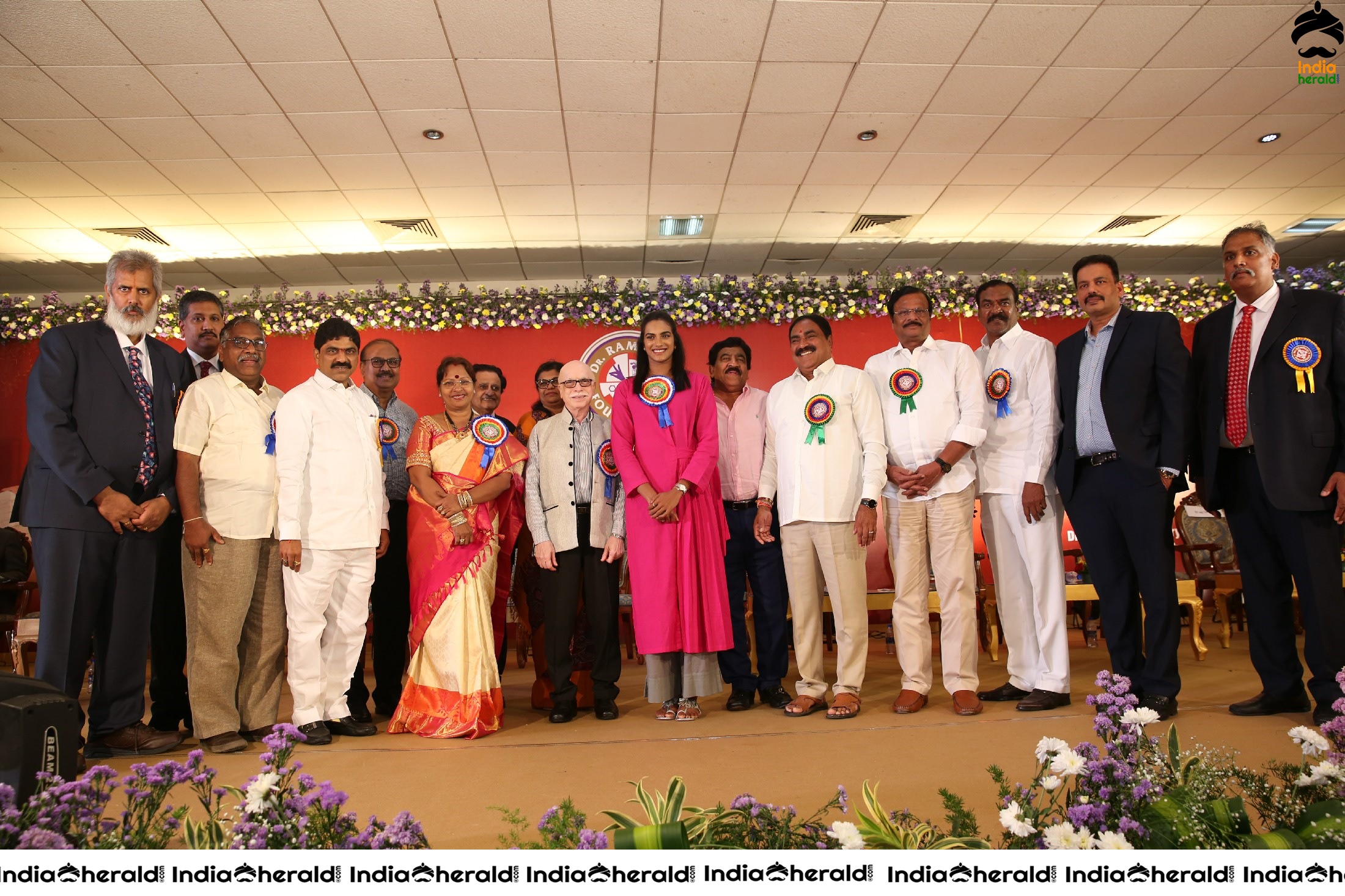 Badminton Champion PV Sindhu felicitated by Dr Ramineni Foundation Set 2