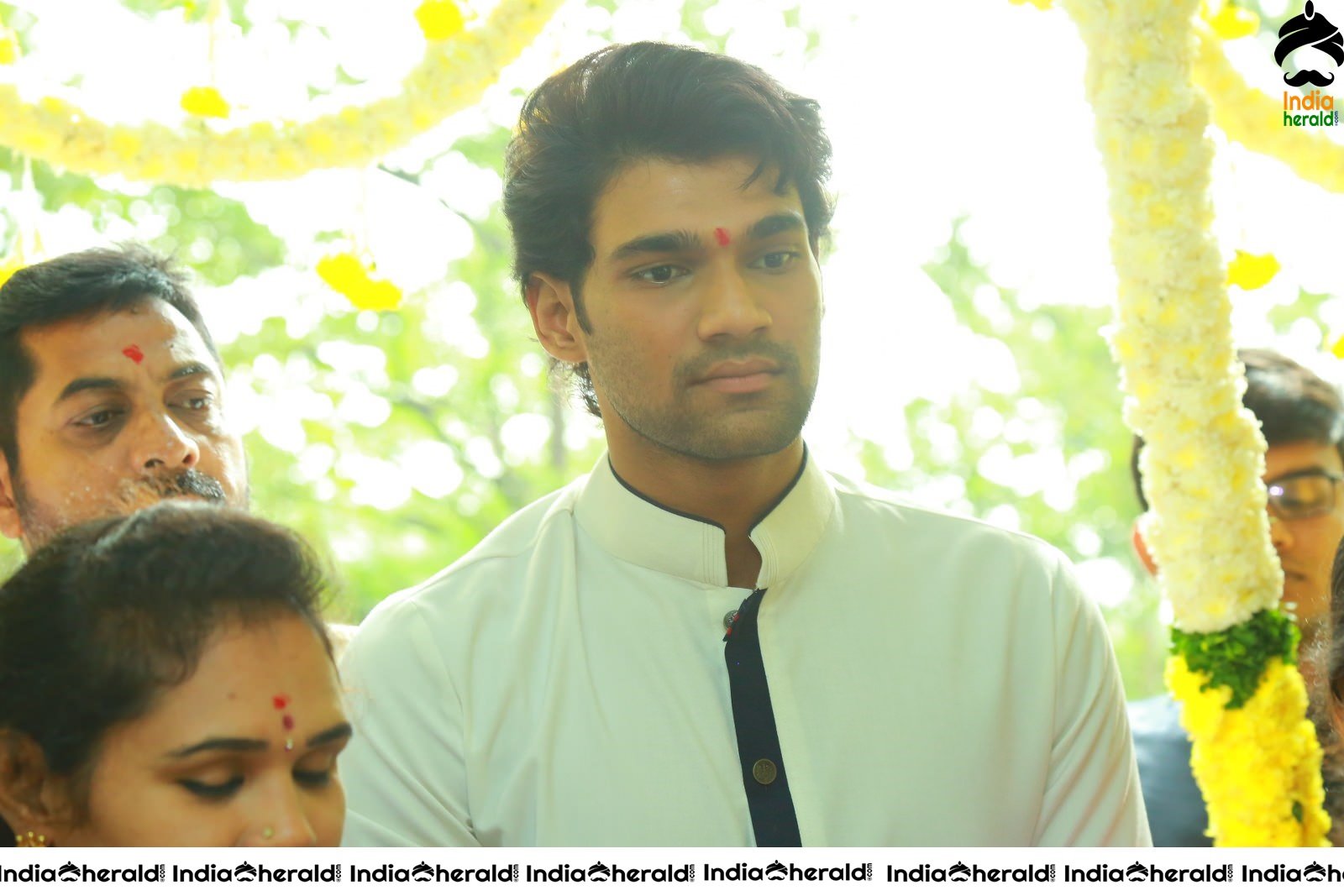 Bellamkonda Sai Sreenivas and Nabha Natehs new movie Throwback Event Photos Set 2