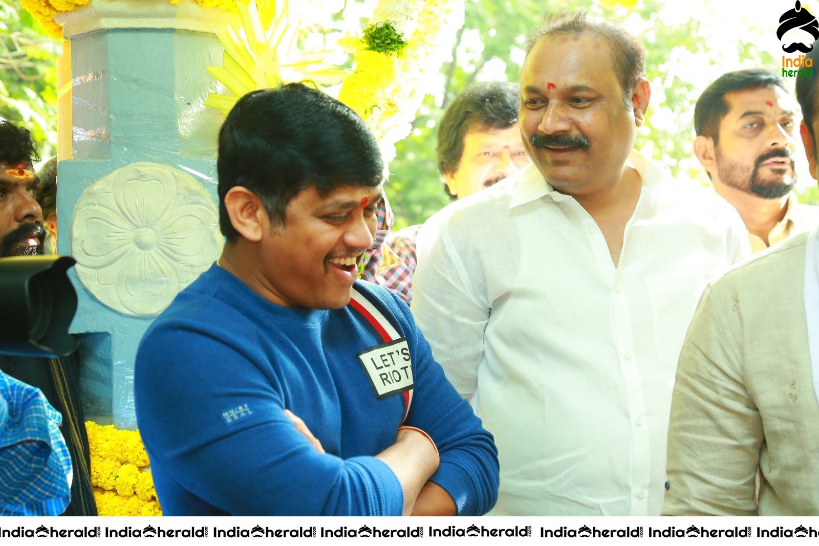 Bellamkonda Sai Sreenivas and Nabha Natehs new movie Throwback Event Photos Set 2