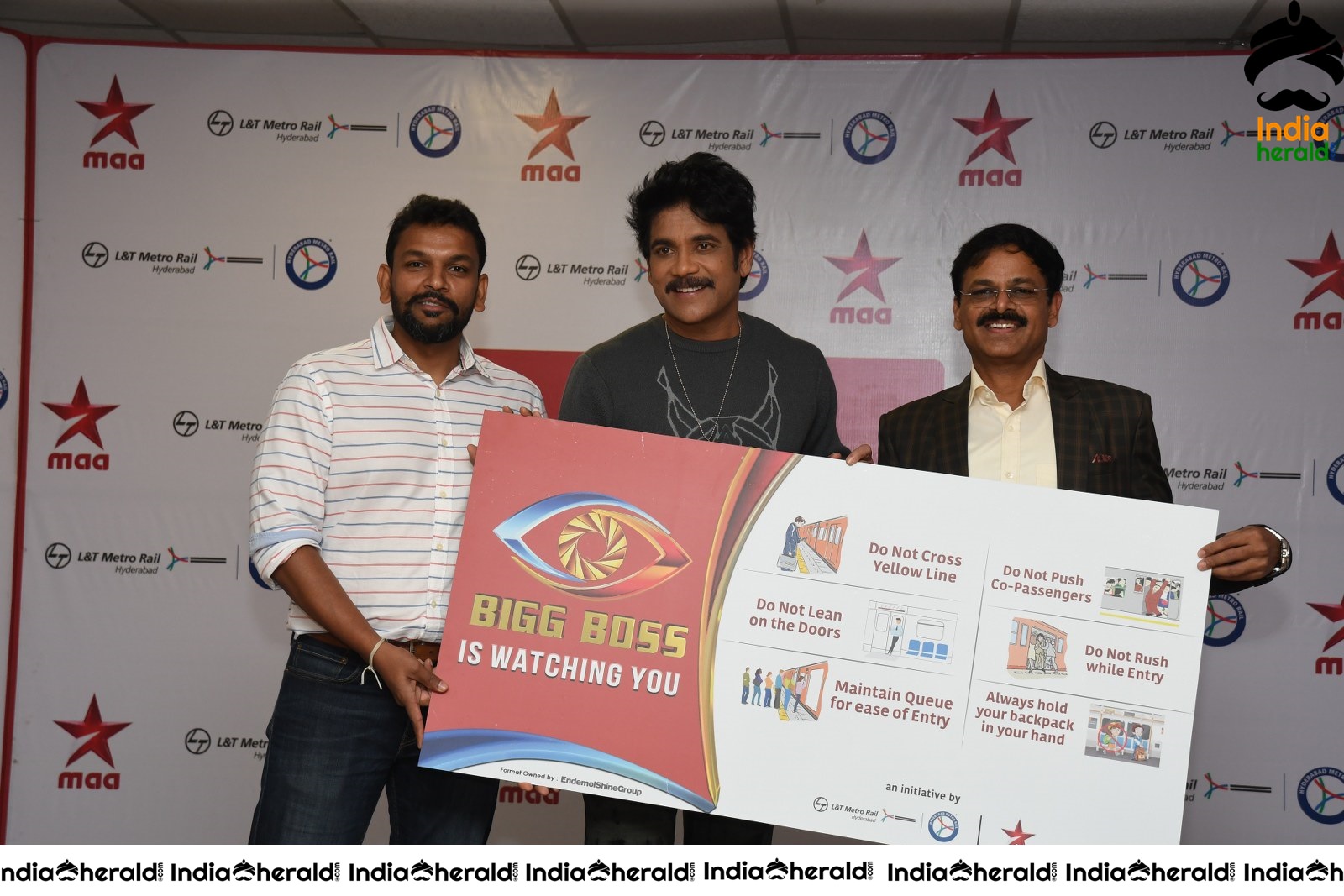 BiggBoss Is Watching You Poster Display By Star Maa