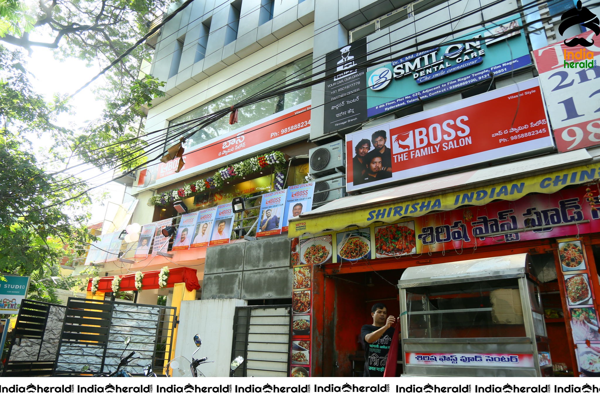Boss Hair and Beauty Salon Launched At FilmNagar by Actress Lahari Set 1