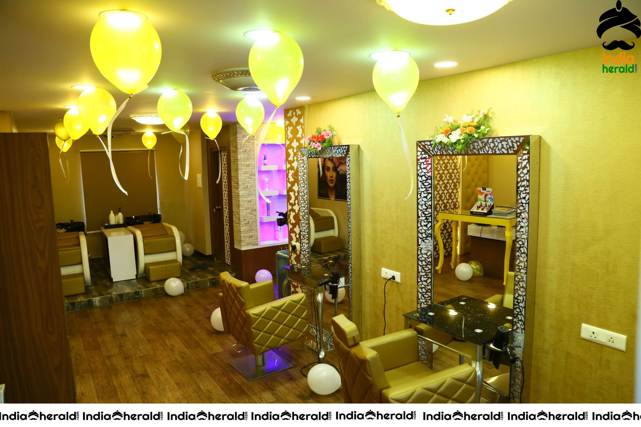 Boss Hair and Beauty Salon Launched At FilmNagar by Actress Lahari Set 1