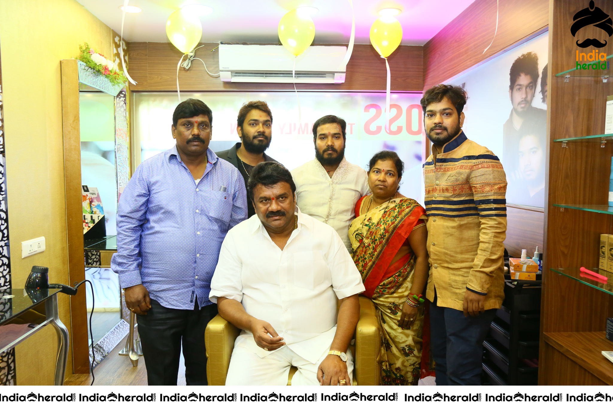 Boss Hair and Beauty Salon Launched At FilmNagar by Actress Lahari Set 1