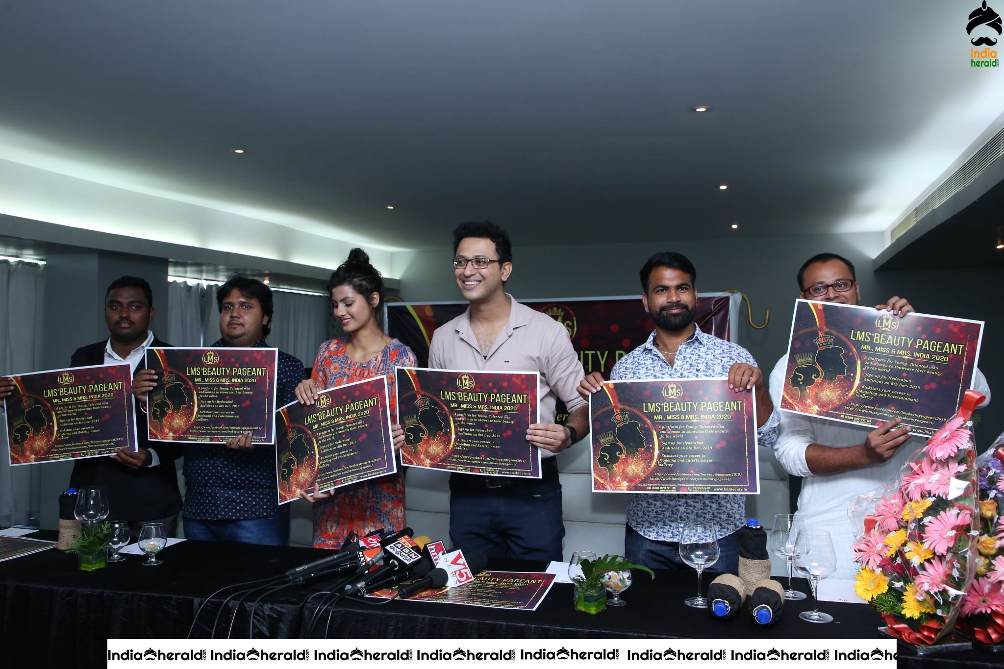 Brochure Launch for Mr and Mrs India 2020 Auditions at Hyderabad Set 2