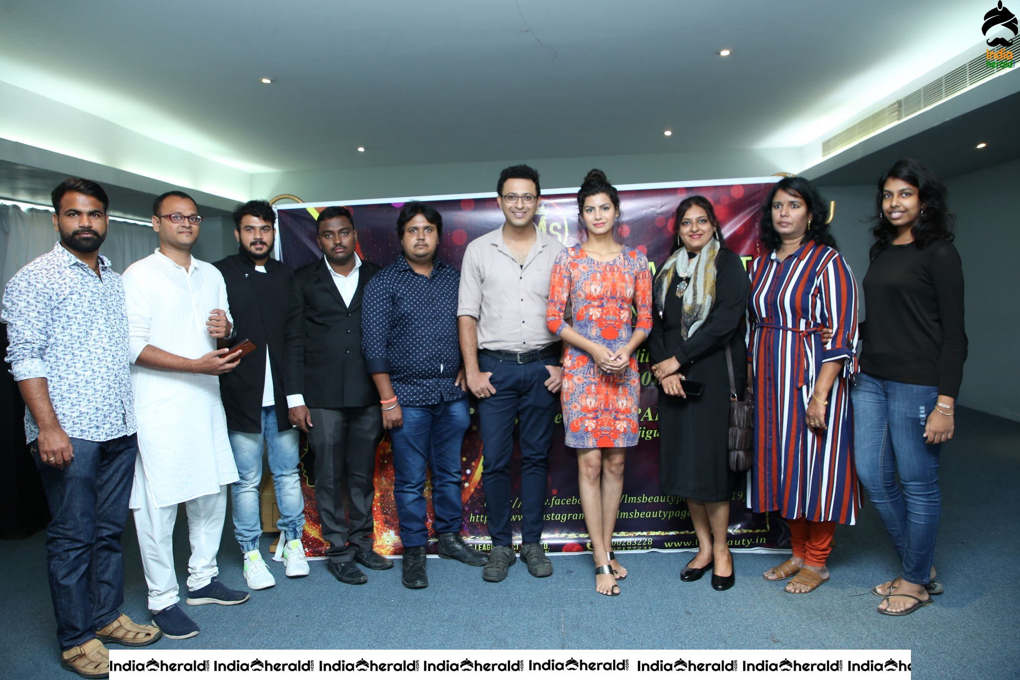 Brochure Launch for Mr and Mrs India 2020 Auditions at Hyderabad Set 3