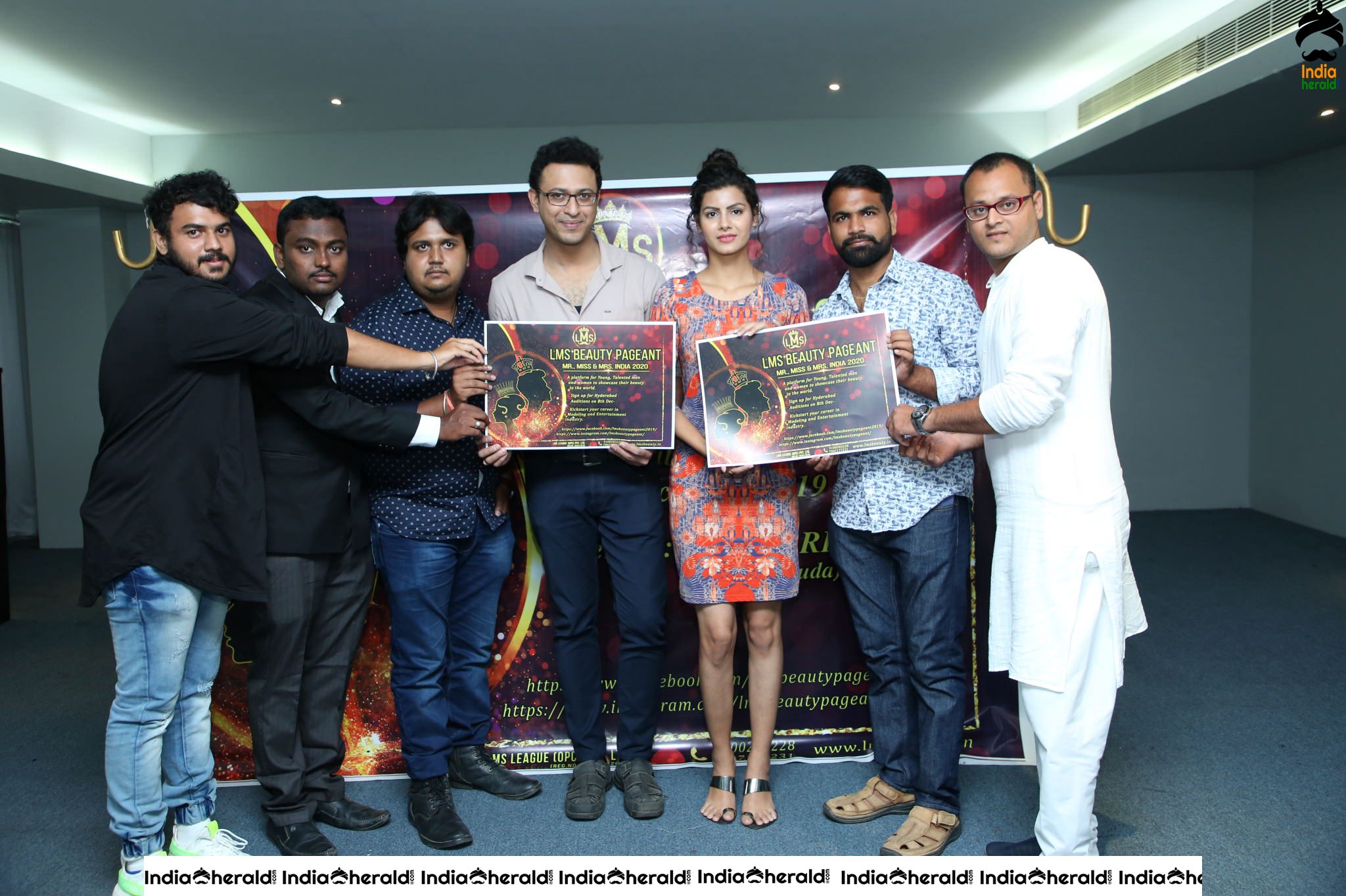 Brochure Launch for Mr and Mrs India 2020 Auditions at Hyderabad Set 3