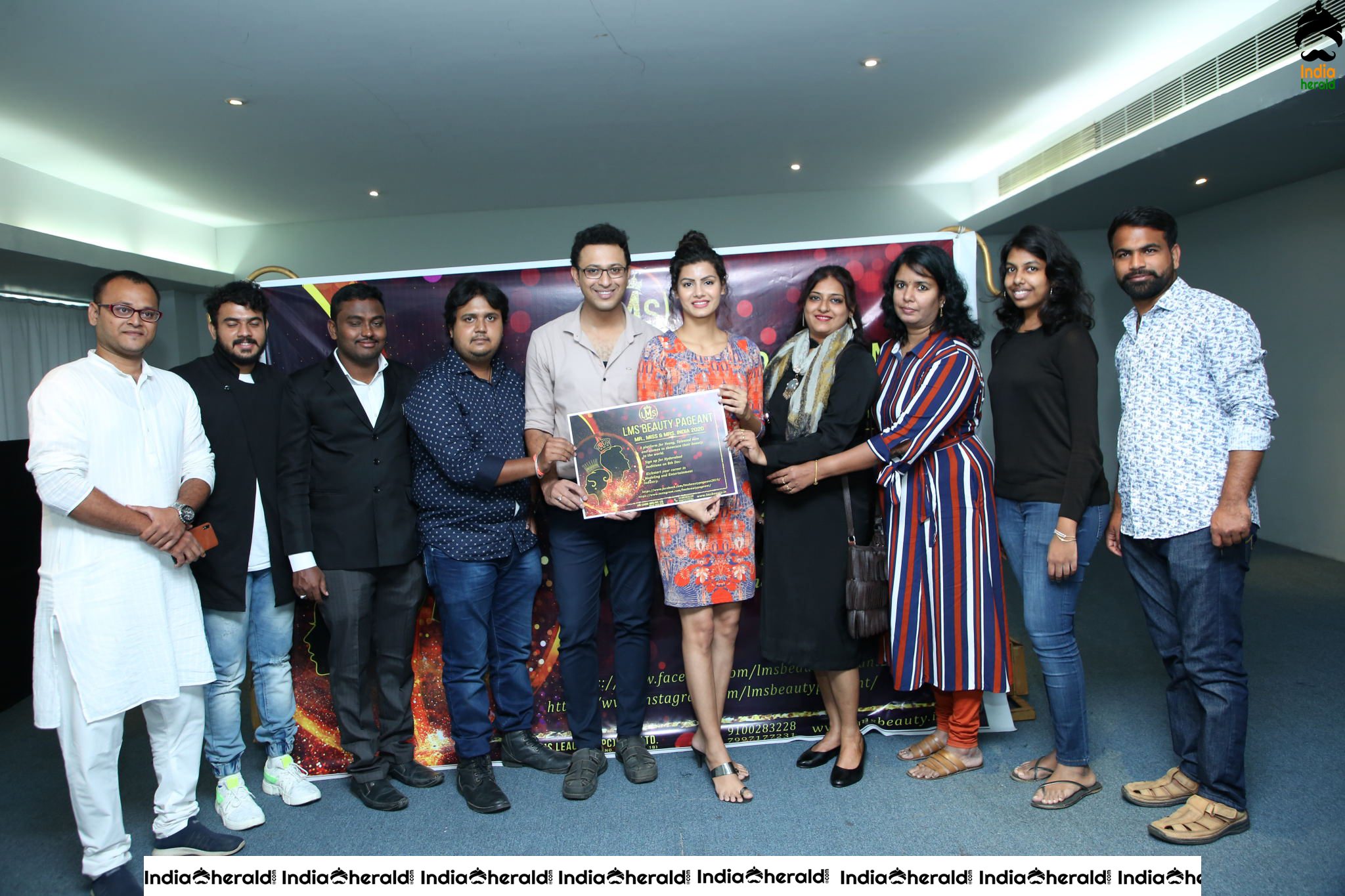 Brochure Launch for Mr and Mrs India 2020 Auditions at Hyderabad Set 3
