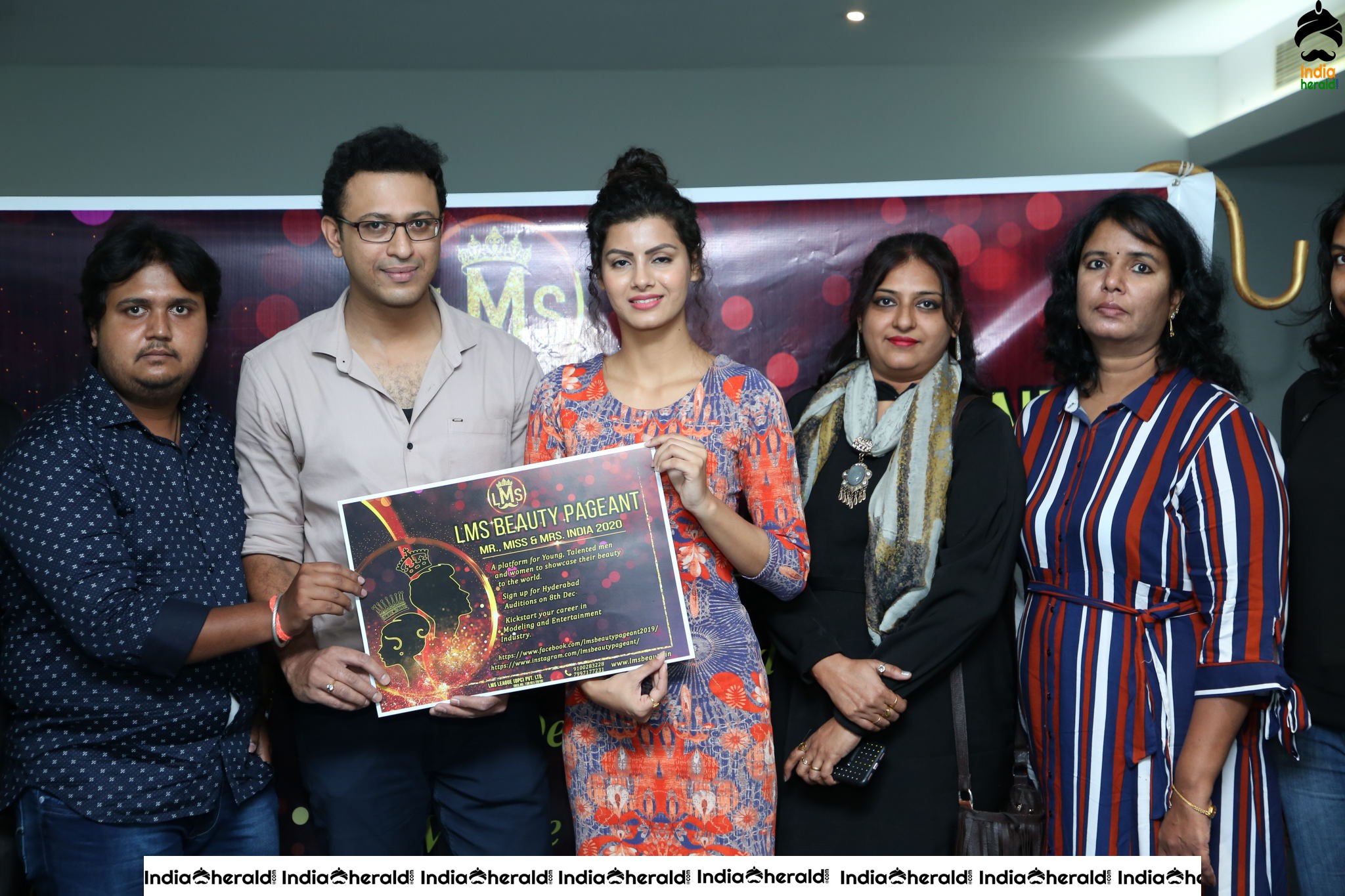 Brochure Launch for Mr and Mrs India 2020 Auditions at Hyderabad Set 3