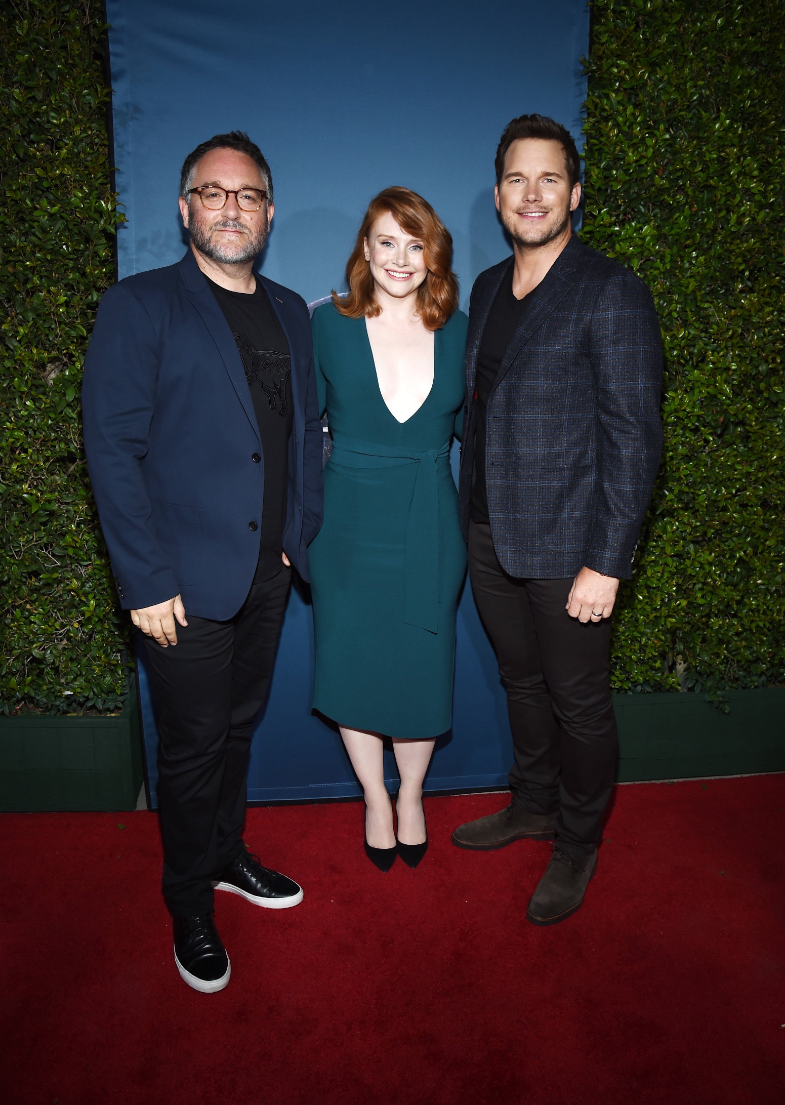 Bryce Dallas Howard And Chris Pratt At Jurassic World The Ride Grand Opening In Universal Studios