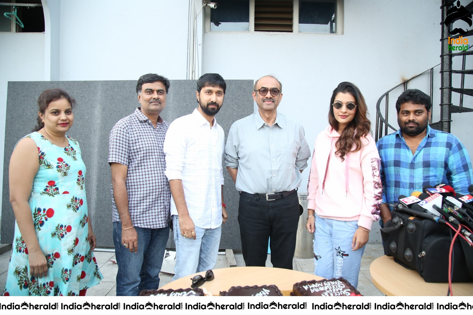 Cake Cutting by Venky Mama Team at Success Celebrations Event Set 2