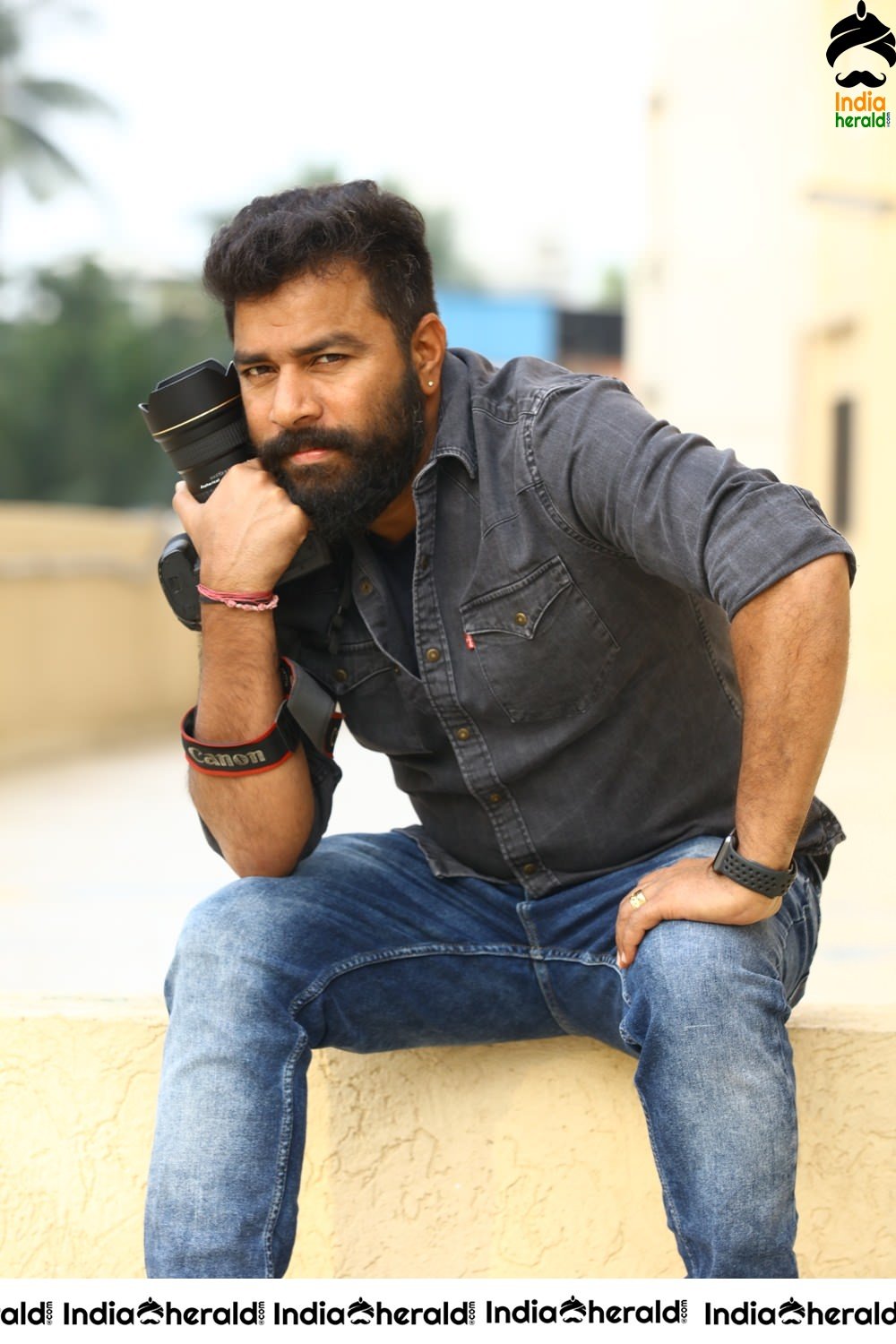 Cameraman Maina Sukumar Latest Working Stills Set 1