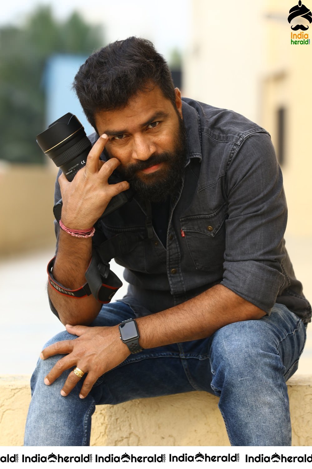 Cameraman Maina Sukumar Latest Working Stills Set 1