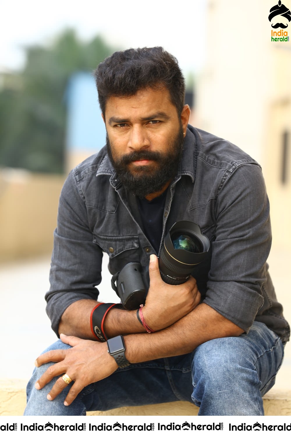 Cameraman Maina Sukumar Latest Working Stills Set 1