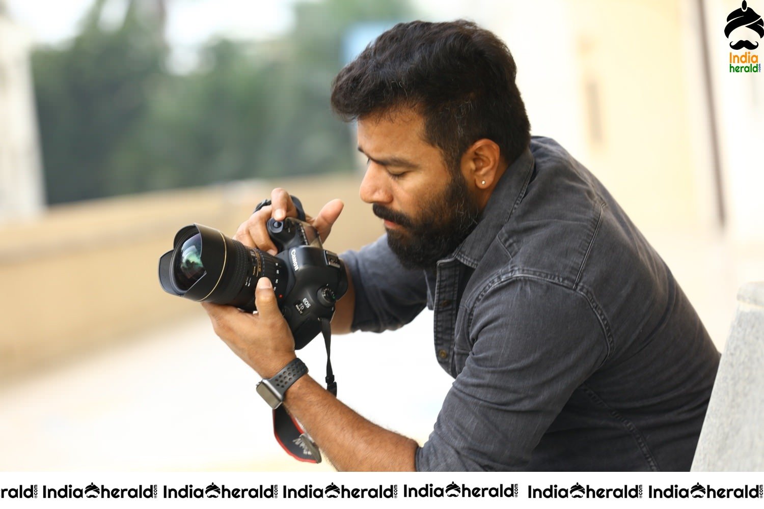 Cameraman Maina Sukumar Latest Working Stills Set 1