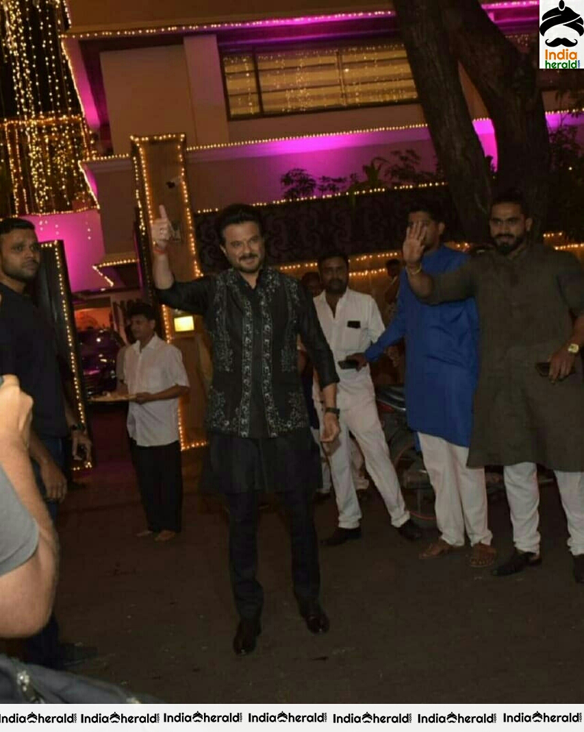 Celebs At Anil Kappor Diwali Party At His Home In Juhu Gallery Set 1