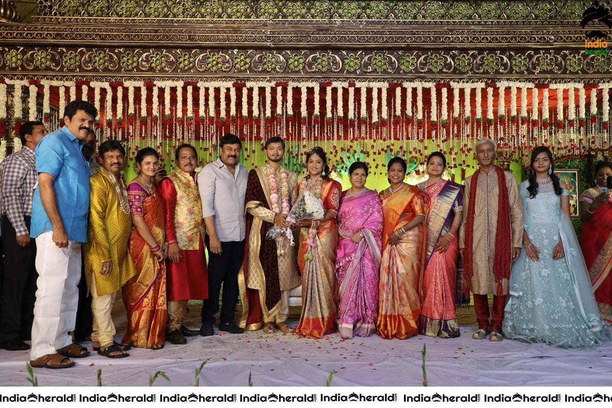 Celebs at Journalist Prabhu Daughter Spandhana Wedding Photos Set 1