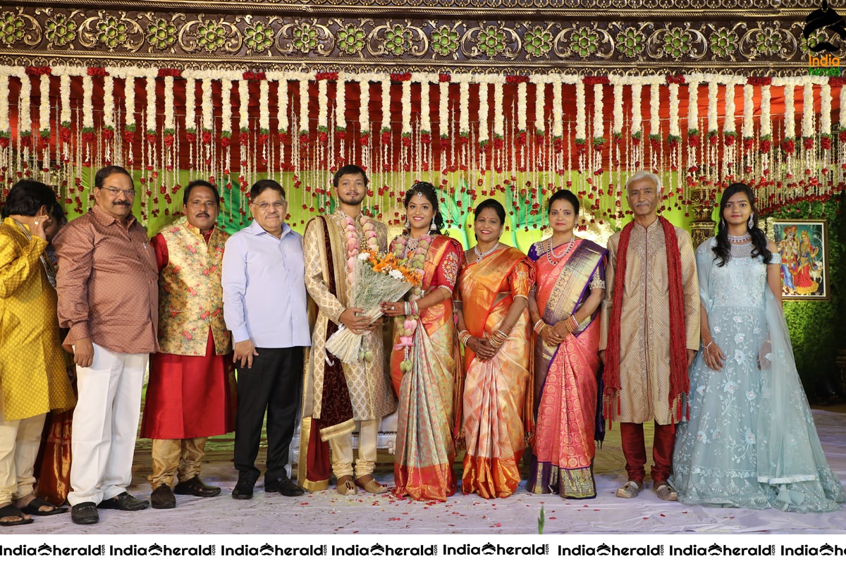 Celebs at Journalist Prabhu Daughter Spandhana Wedding Photos Set 1