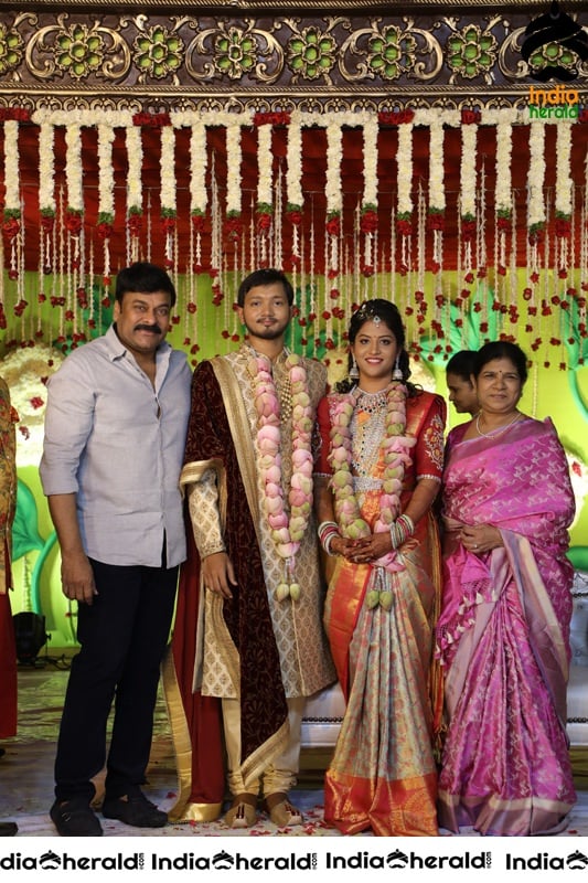 Celebs at Journalist Prabhu Daughter Spandhana Wedding Photos Set 1