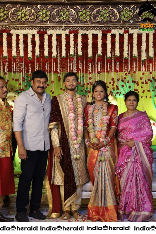 Celebs at Journalist Prabhu Daughter Spandhana Wedding Photos Set 1