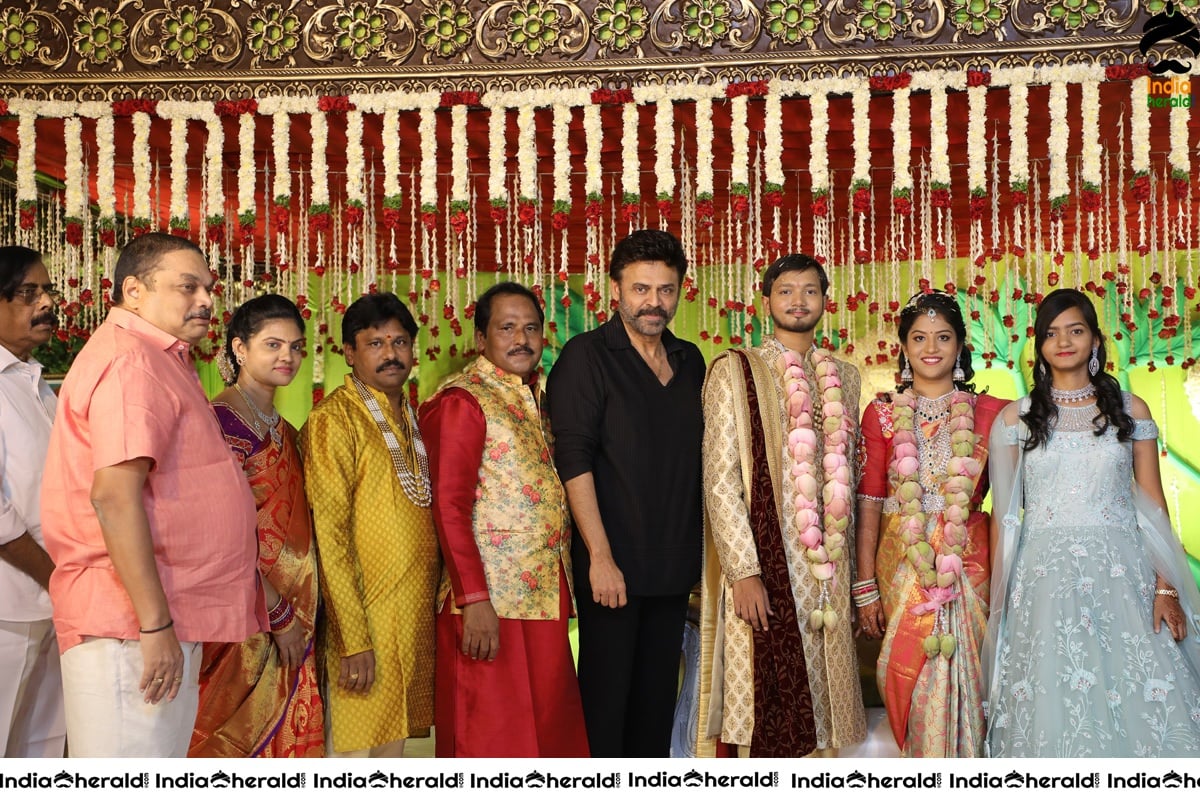 Celebs at Journalist Prabhu Daughter Spandhana Wedding Photos Set 1