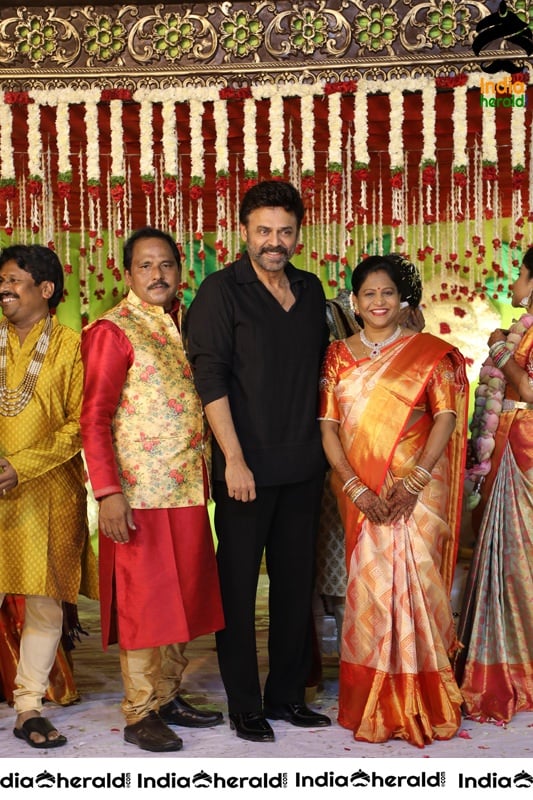 Celebs at Journalist Prabhu Daughter Spandhana Wedding Photos Set 1