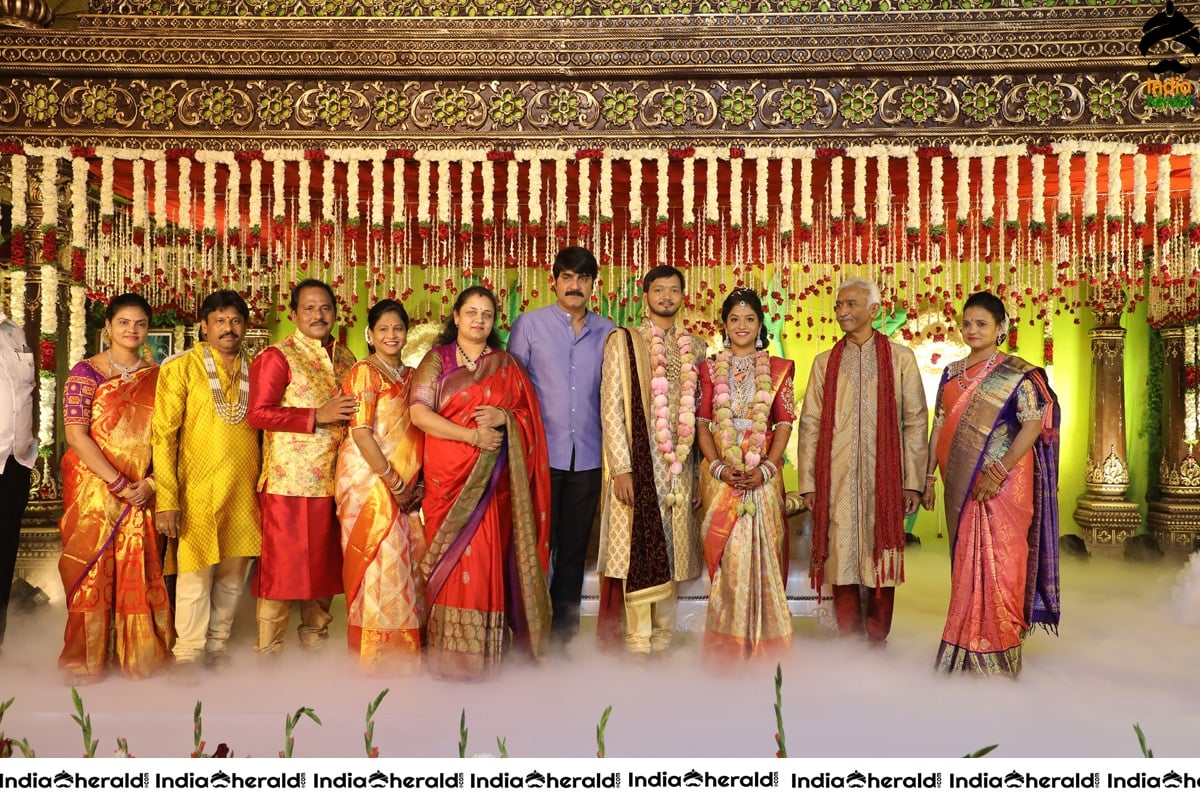 Celebs at Journalist Prabhu Daughter Spandhana Wedding Photos Set 1