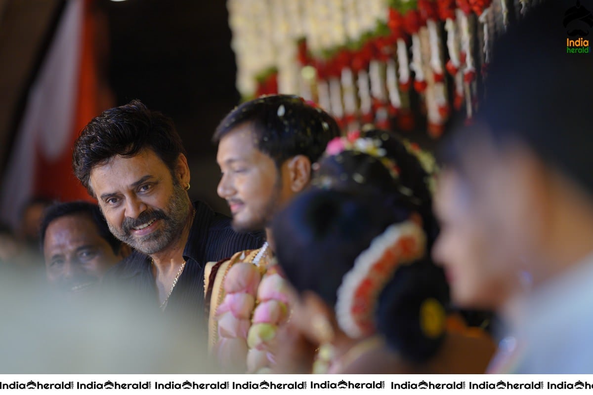 Celebs at Journalist Prabhu Daughter Spandhana Wedding Photos Set 2