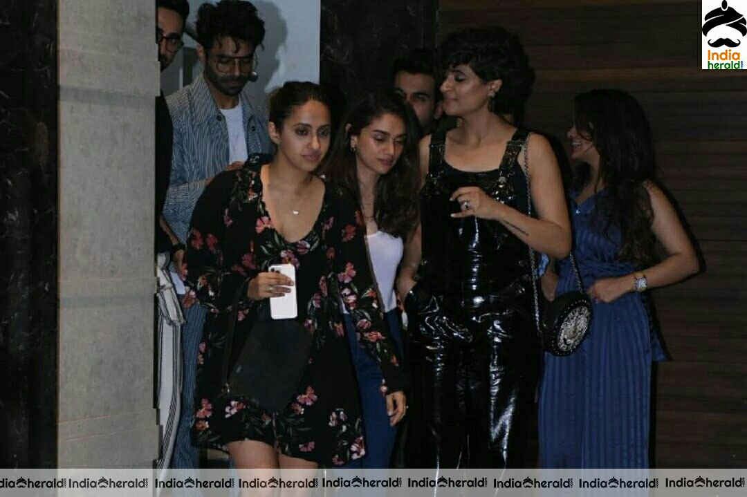 Celebs at Rohini Iyer Party At Her House In Khar set 1