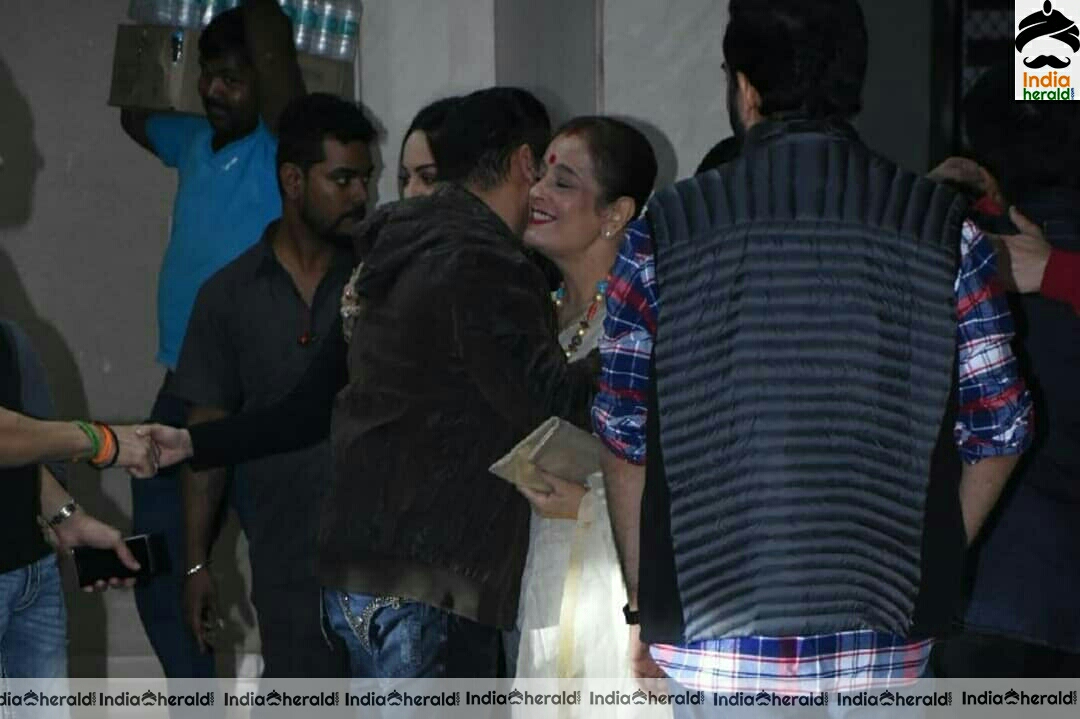 Celebs At Salman khan birthday party at Bandra set 2