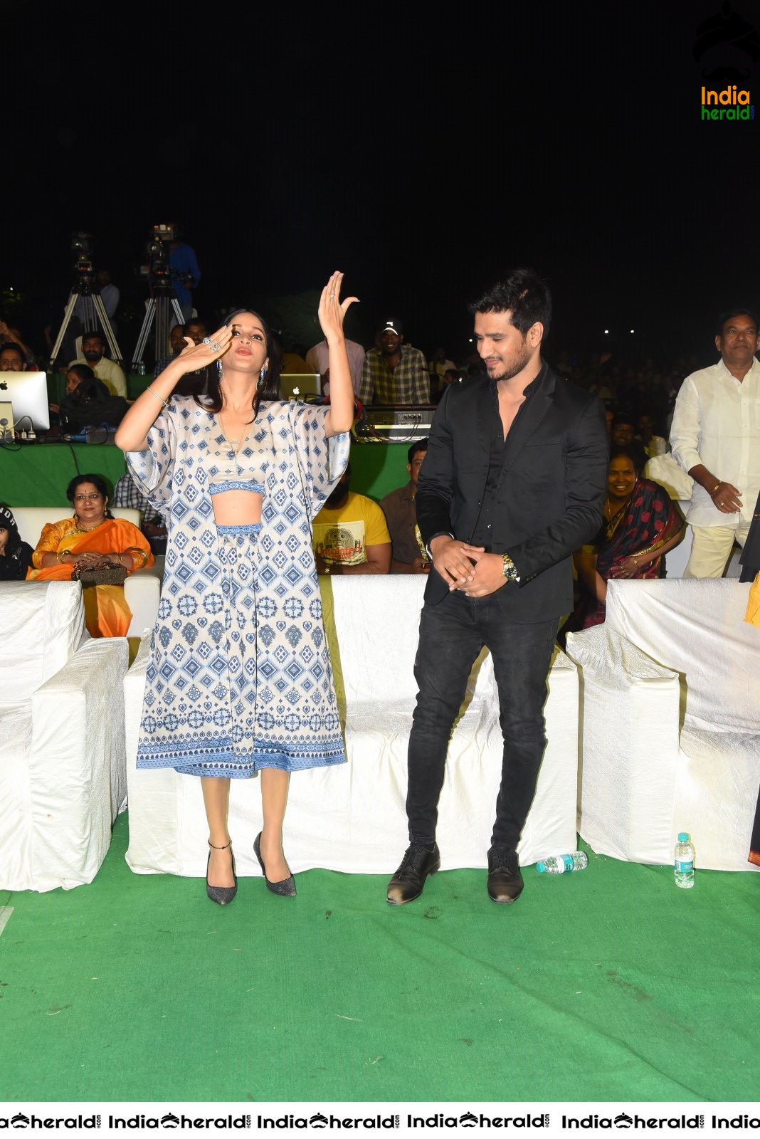 Celebs at the Red Carpet of Arjun Suravaram Event Set 1