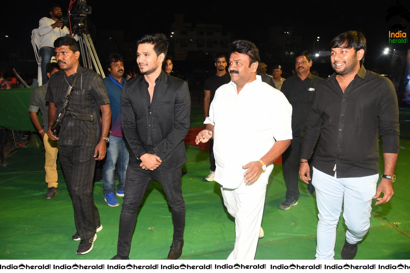 Celebs at the Red Carpet of Arjun Suravaram Event Set 2