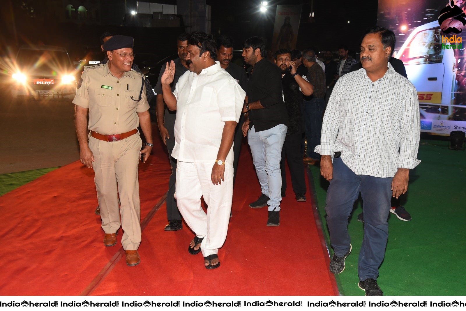 Celebs at the Red Carpet of Arjun Suravaram Event Set 2