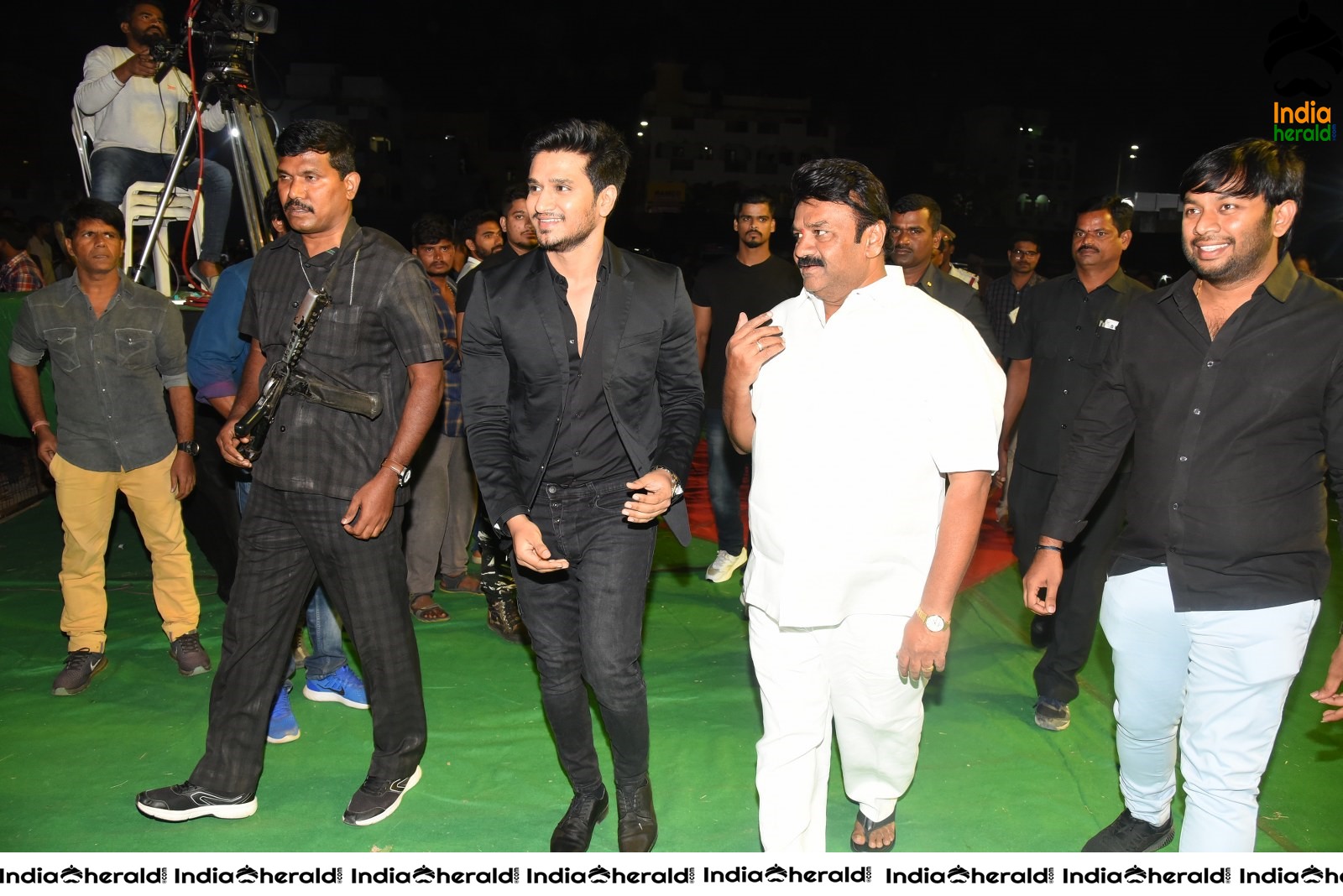 Celebs at the Red Carpet of Arjun Suravaram Event Set 2